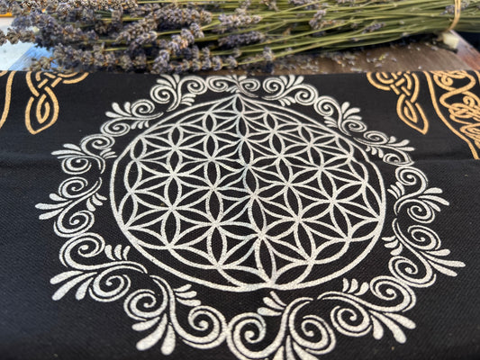 Circle of Life Sacred Geometry Altar Cloth